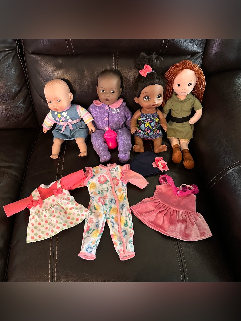 Doll Lot of 4 - American Girl Bitty Baby, Baby Alive, Groovy Girls, Berenguer +